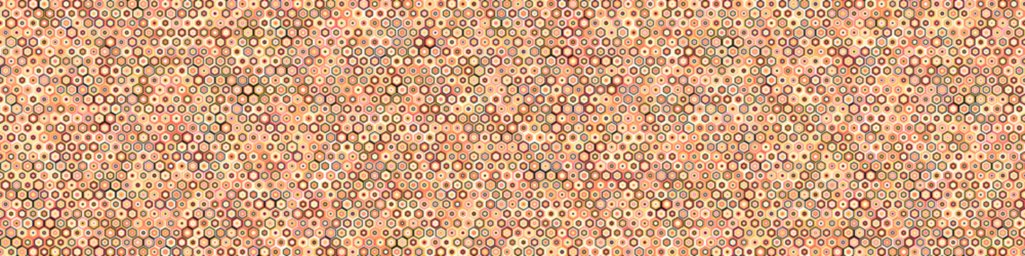  Hexagonal Maze pattern abstract illustration