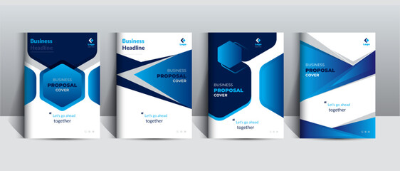 Business Proposal Cover Design Template is adept at Multipurpose projects such as annual reports, brochures, flyers, posters, presentations, catalogs, covers, booklet, websites, magazines, portfolios,