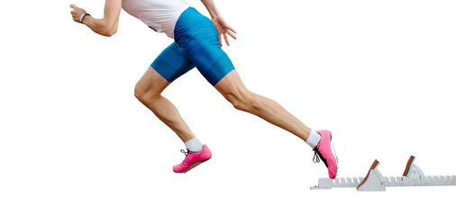 athlete sprinter runner start run