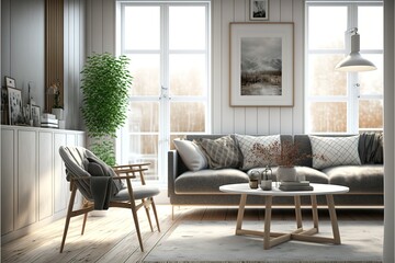 modern Living room interior