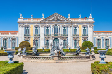 Palace national de Queluz - obrazy, fototapety, plakaty