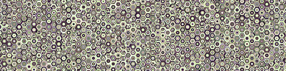  Hexagonal Maze pattern abstract illustration