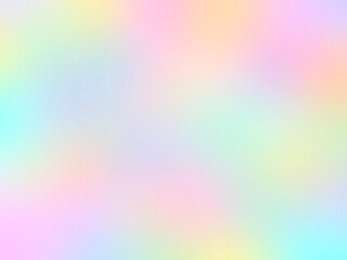虹色パステルカラーのふんわりグラデーション背景 - obrazy, fototapety, plakaty