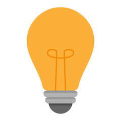 Light bulb icon transparent background