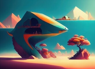 background created with ai