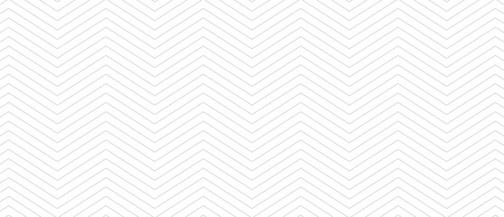 Seamless line pattern on white background. Modern chevron lines pattern for backdrop and wallpaper template. Simple lines with repeat texture. Seamless chevron background, vector illustration