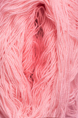 The concept of the reproductive organs of a woman, the vagina in the form of coiled threads.