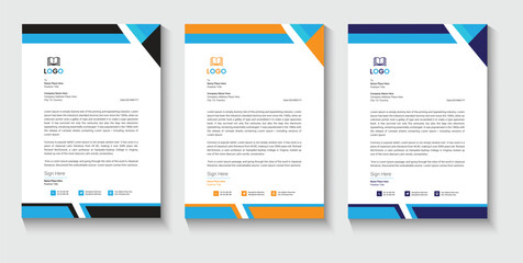 creative letter head template web design