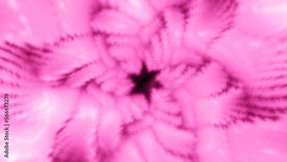 Poster abstract motion background with star shapes. motion. kaleidoscopic pattern with slowly rotating star