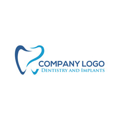 Dental logo design with vector file.
