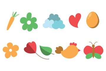 Farming Icons. Set of farming icons. Vector illustration