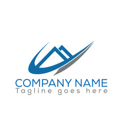 Real estate logo with vector file.