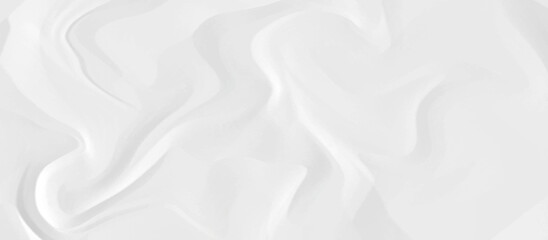 A crumpled and wrinkled sheet of white paper abstract background vector