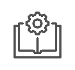 Setting and controls related icon outline and linear vector.