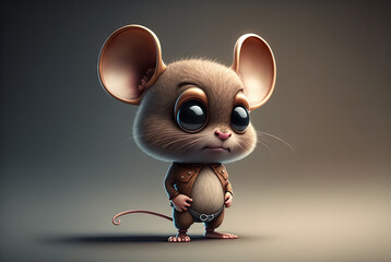 Cute Mouse Character