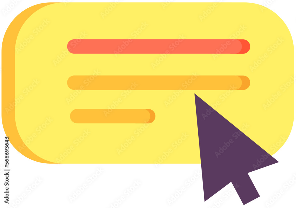 Poster talk bubble speech icon. blank message symbol, sms vector design element. chat online template. dial