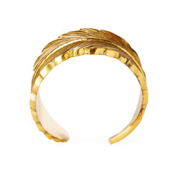 Decorative ring for napkin on white background