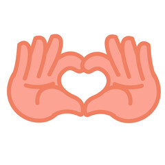 Obraz premium sign language of love