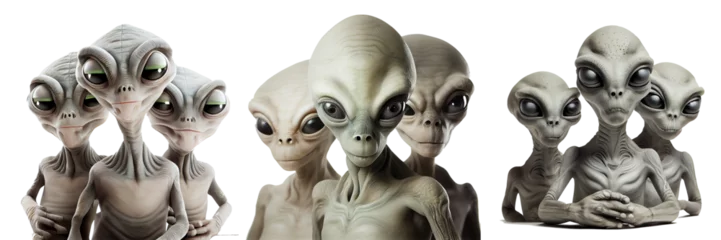 Fotobehang alien on a transparent background for decorating projects. AI generative © STOCK PHOTO 4 U
