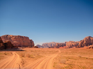 Fototapeta na wymiar Wadi Rum - Jordan