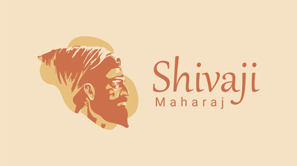 shivaji maharaj jayanti background indian holiday - obrazy, fototapety, plakaty