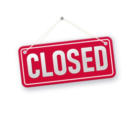 sorry we are closed. background.design closed banner on door store template. Signboard with a rope. Abstract concept for businesses, site, shop services element