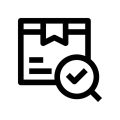 product research icon for your website, mobile, presentation, and logo design.