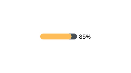 85 % Progress bar
