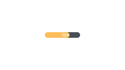 70 % Progress bar