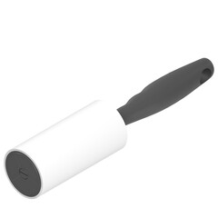 3D rendering illustration of a sticky paper lint roller