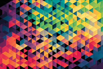 Fanciful Fusion - Vibrant Wallpaper Wonders - Generative AI