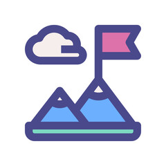 goal icon for your website, mobile, presentation, and logo design.