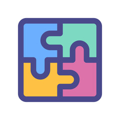 puzzle icon for your website, mobile, presentation, and logo design.