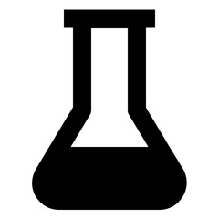 Chemistry glyph icon