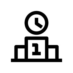 podium icon for your website, mobile, presentation, and logo design.