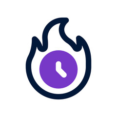 Obraz premium fire icon for your website, mobile, presentation, and logo design.