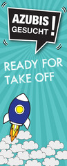 Roll-Up, Display, Wir suchen Azubis, Azubi, Ausbildung,
