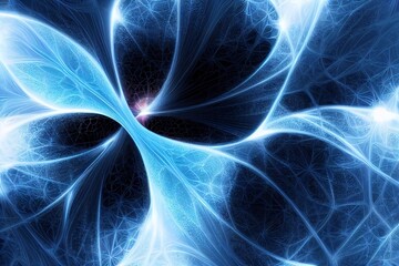 Network of neurons. Amazing human brain. Illumination of thinking. Generative AI
