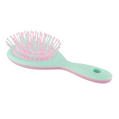 Hair brush on a white isolated background.