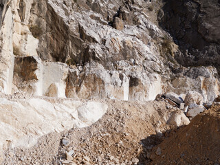 Quarry in tuscany, Italy, Carrara