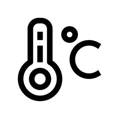 celsius icon for your website, mobile, presentation, and logo design.