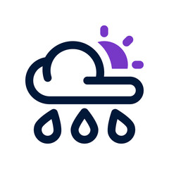rainy icon for your website, mobile, presentation, and logo design.