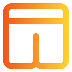 Pants gradient icon