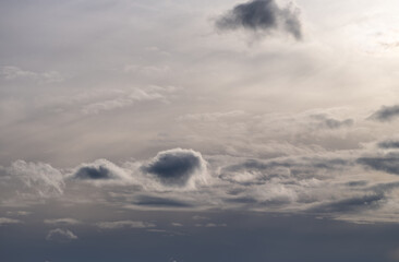 Wolken mit Blauen Himmel