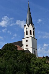 Fototapeta na wymiar St.-Dionysius-Kirche in Jockgrim / Pfalz