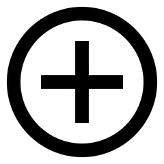 Plus line icon
