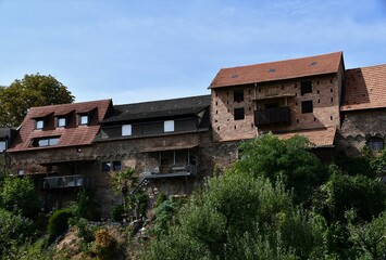 Alte Steinhäuser in Jockgrim / Pfalz