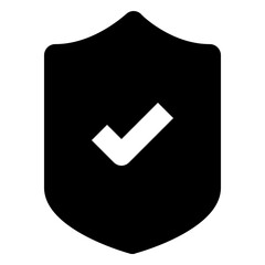 Shield glyph icon