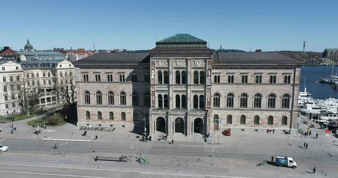 National Museum in Stockholm, Sweden. It is a National Gallery of Sweden, Located on the Peninsula Blasieholmen in Central Stockholm