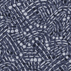 Brushed doodle pattern in grey